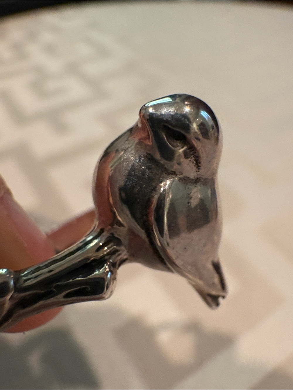 EUC James Avery Sculptural Bird Ring in Sterling Silver Size 4.5 - Picture 3 of 6